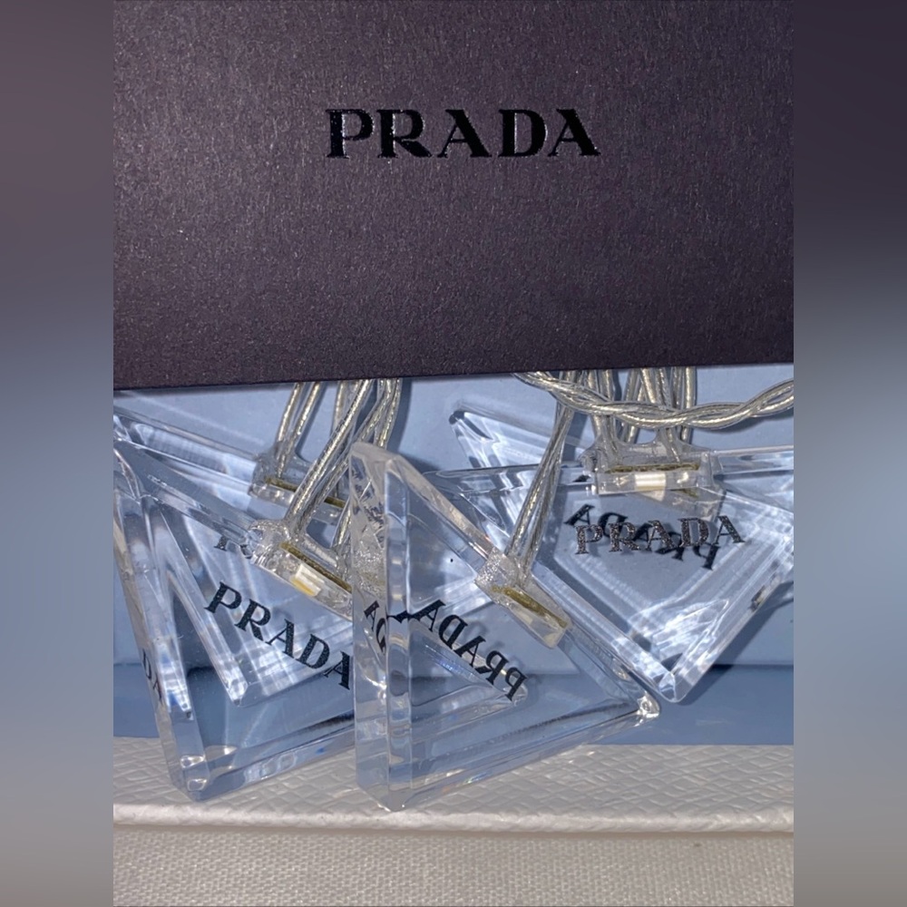 Prada Milano 2OK001 NEW CHRISTMAS FAIRY LIGHTS WHITE Italy NEW TESTED OPEN BOX! - Picture 3 of 9